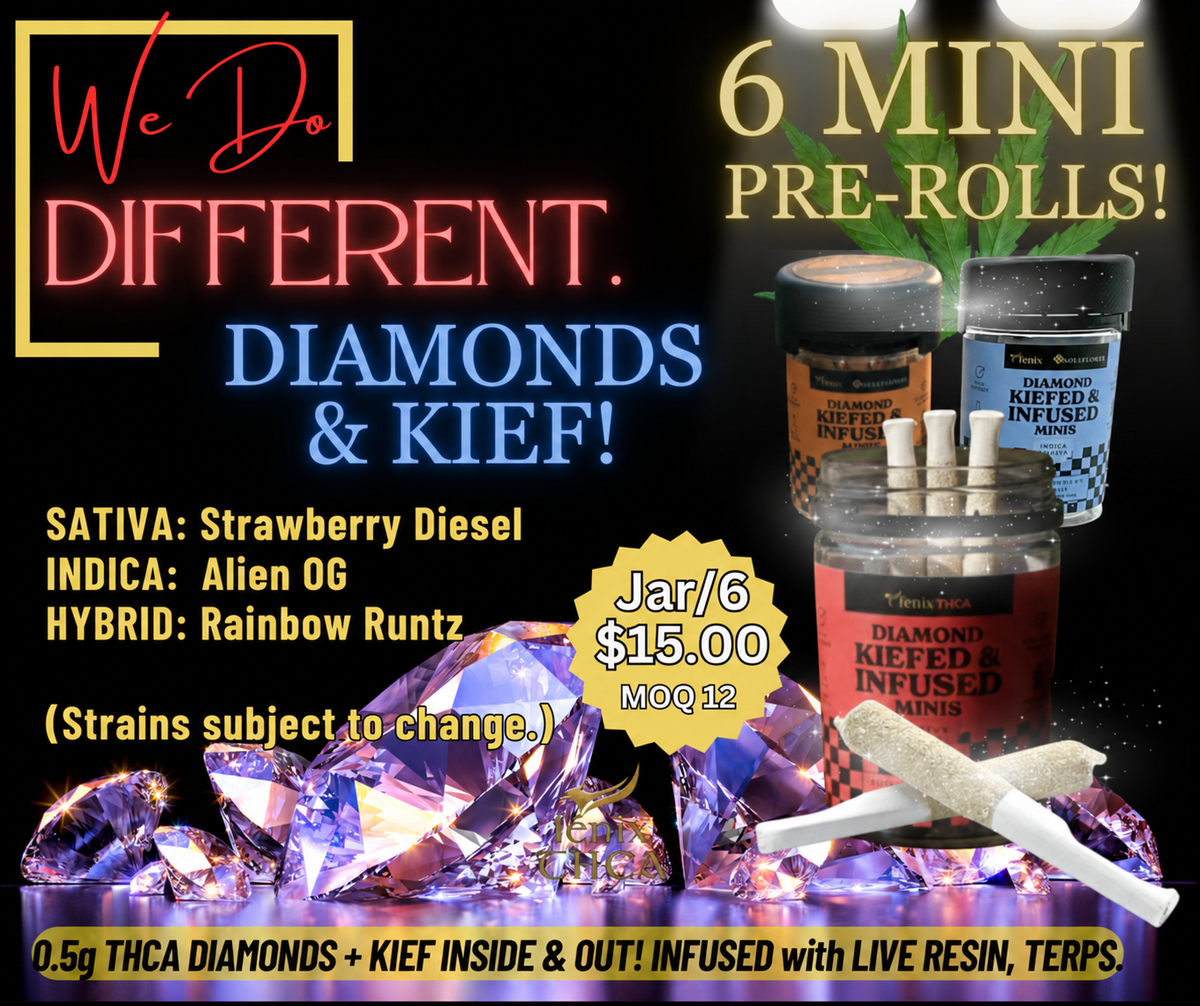 DIAMOND KIEFED & INFUSED MINIS