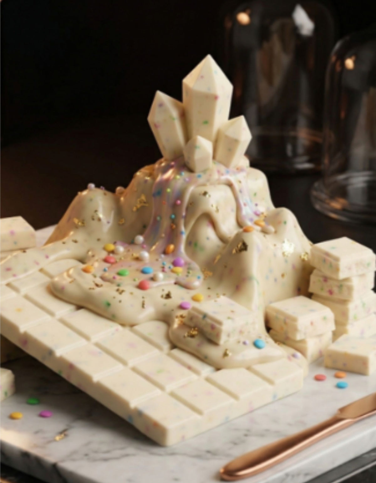 LITSNAKZ CHOCOBITES Delta-9 Cereal-Flavored White Chocolate 24-Square Bar 120-360mg
