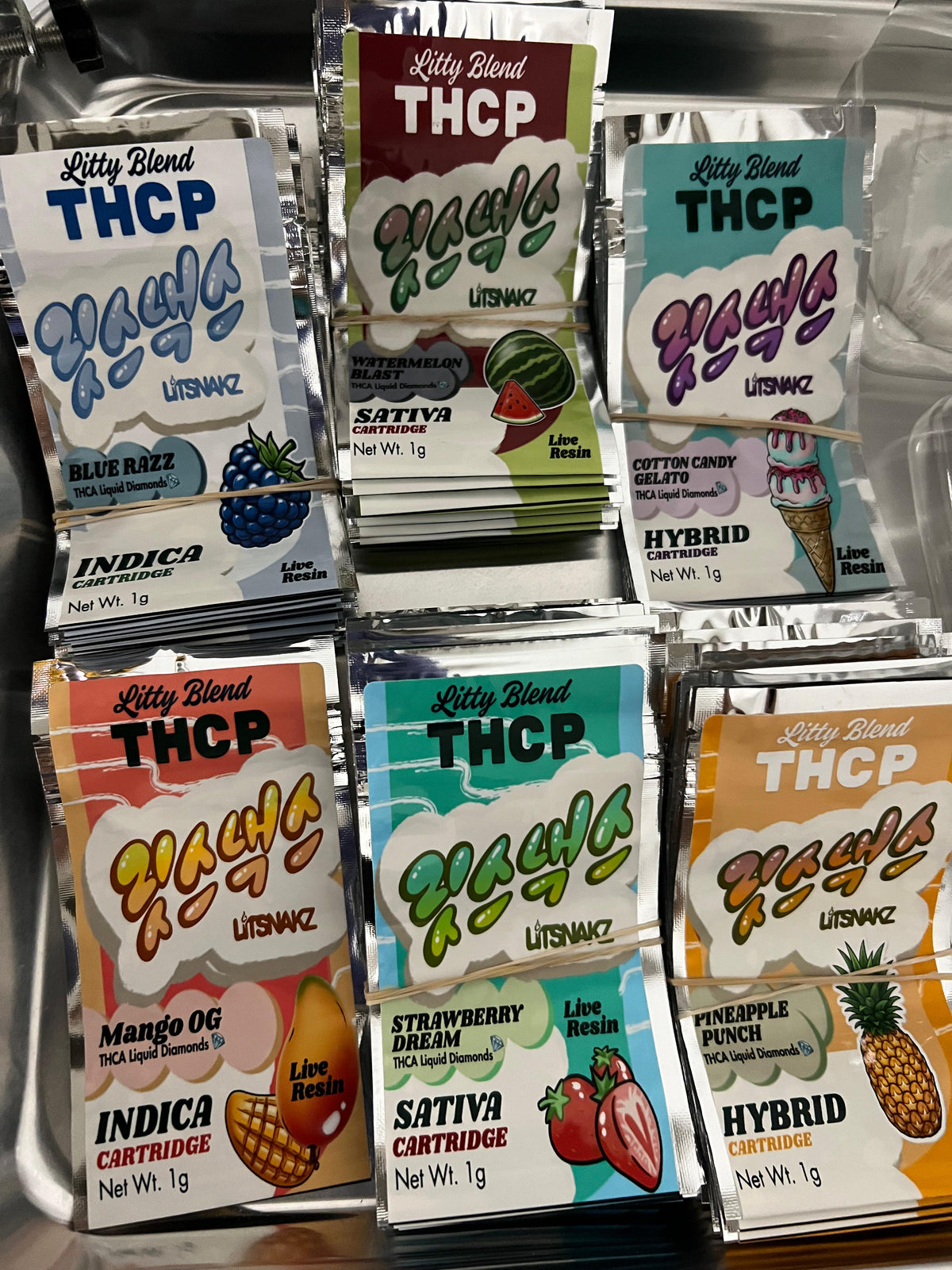THCp Live Resin Cartridges — 1g