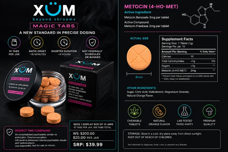 XÜM Shrum Orange Chewable Tablets
