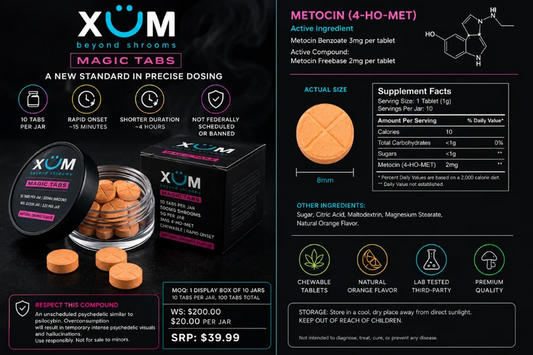 XÜM Shrum Orange Chewable Tablets