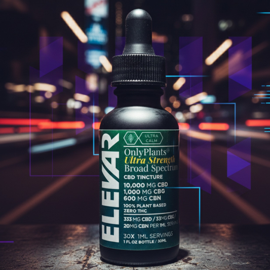 ELEVAR 10,000mg Broad Spectrum Ultra CBD Tincture