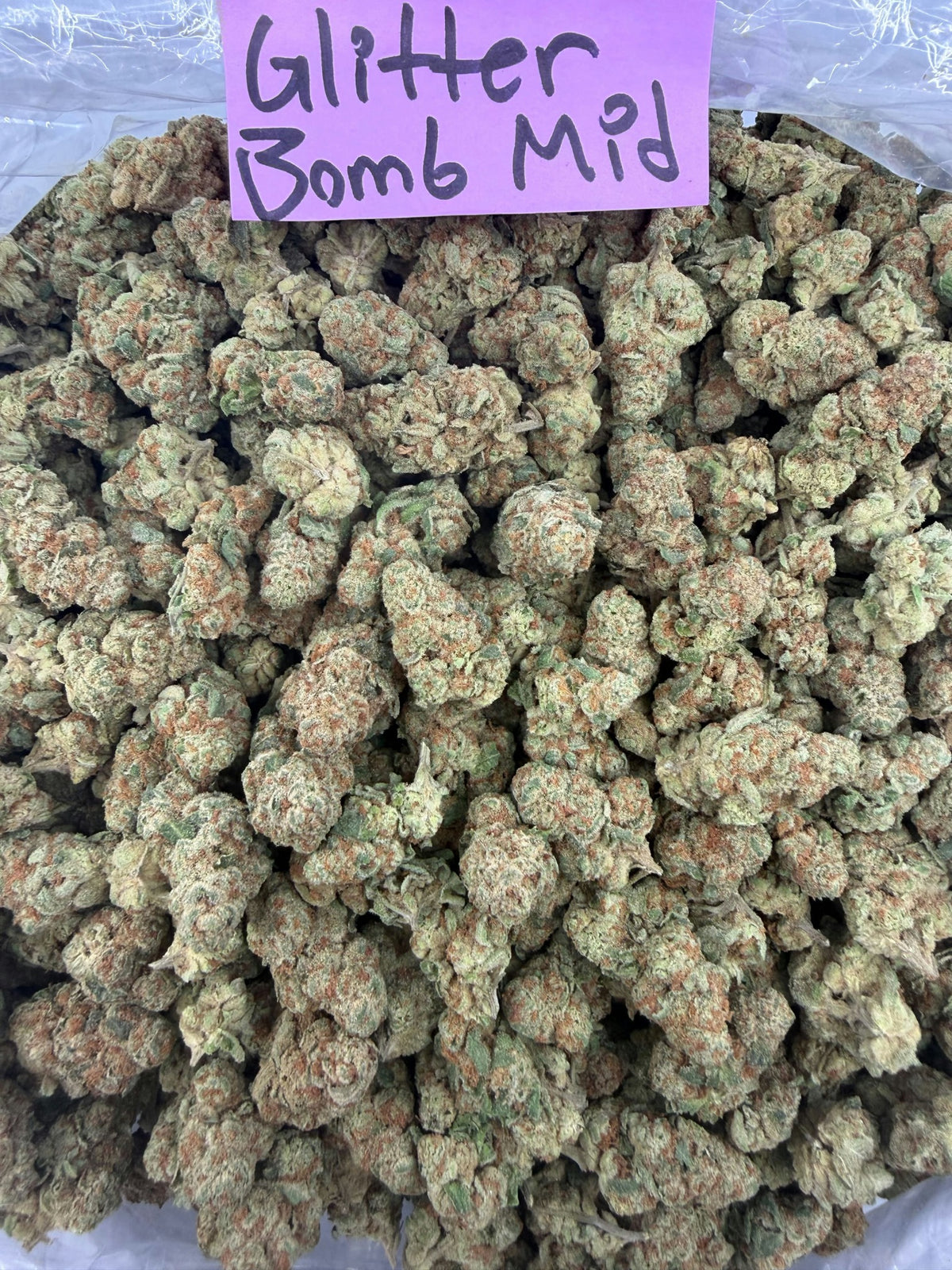 Glitter Bomb Mids Oregon flower