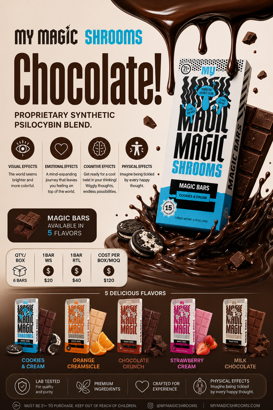 MY MAGIC SHROOMS Chocolate Bars product information