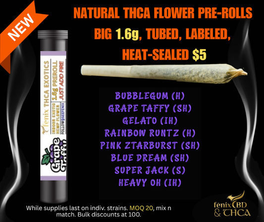 KING-SIZE THCA 1.6g PRE-ROLLS