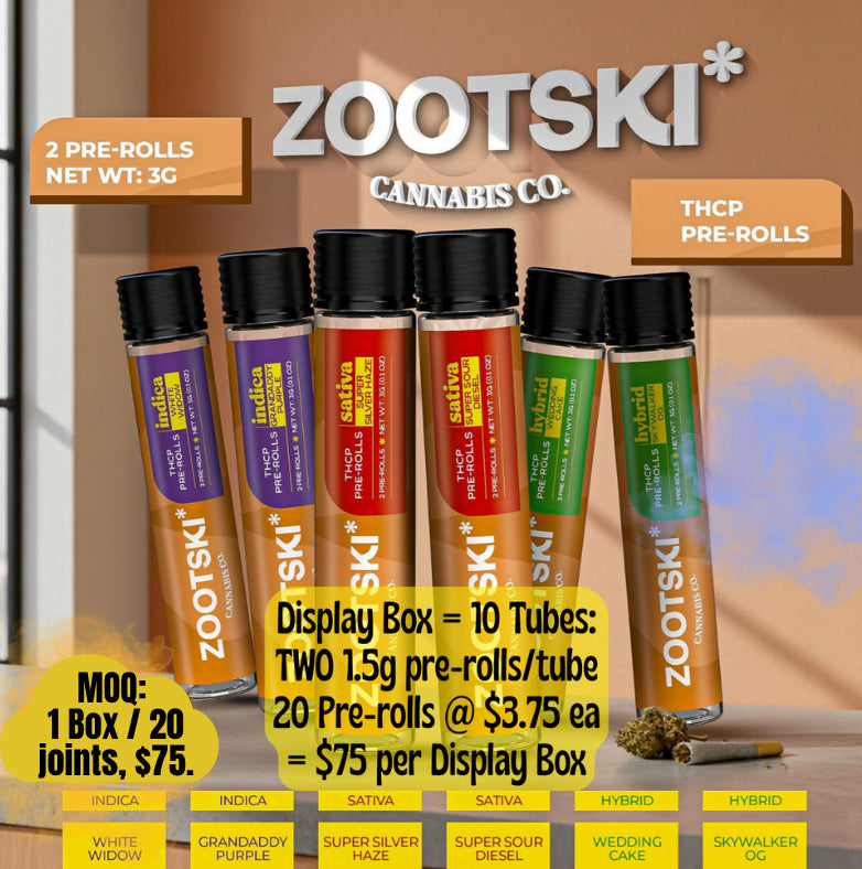 ZOOTSKI THCp 1.5g PRE-ROLLS